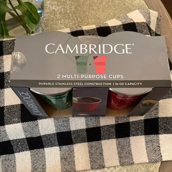 NEW CAMBRIDGE CHRISTMAS RED/GREEN BAR SET - Picture 4 of 7